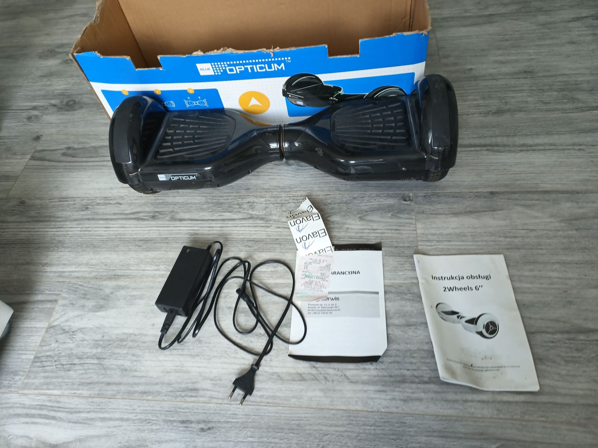 Deskorolka elektryczna hoverboard Blue opticum 2 wheels 6