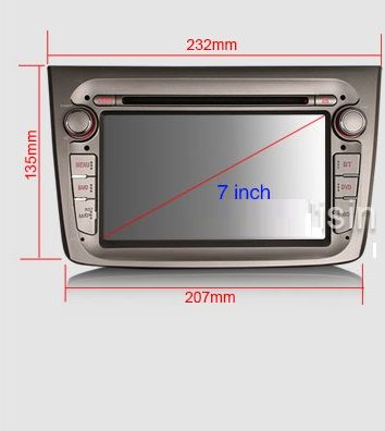 Auto-rádio 2 din Android 13 Alfa Romeo/Toyota/Skoda/Passat