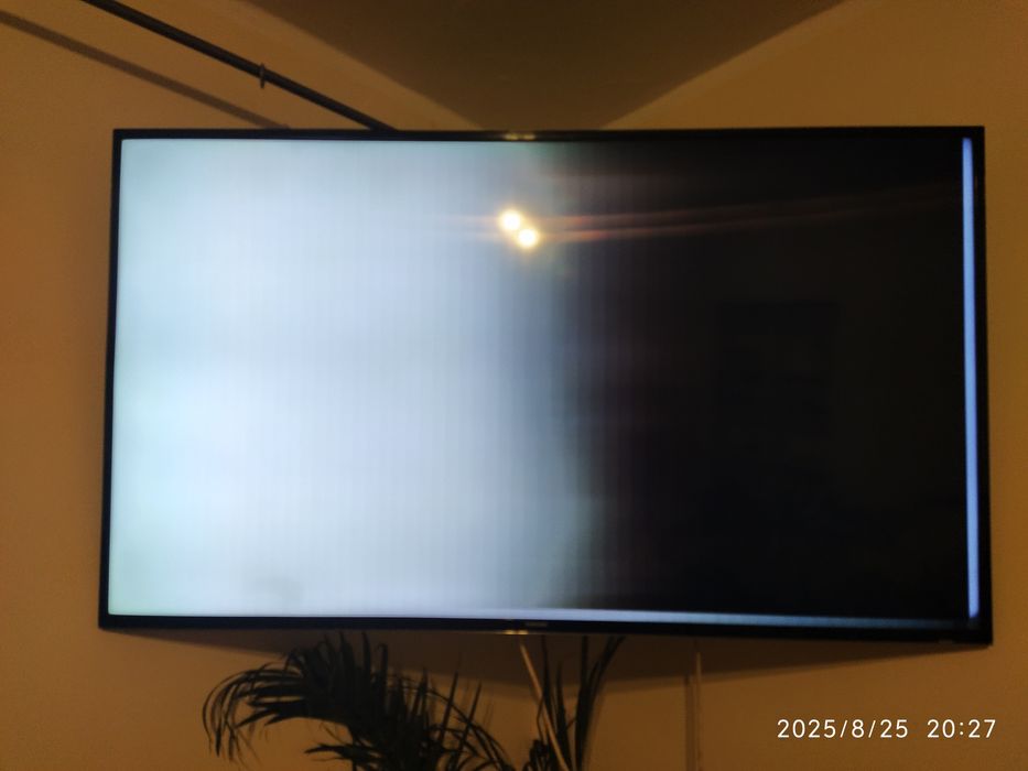 TV Samsung 55 cali Wifi Smart TV uszkodzony