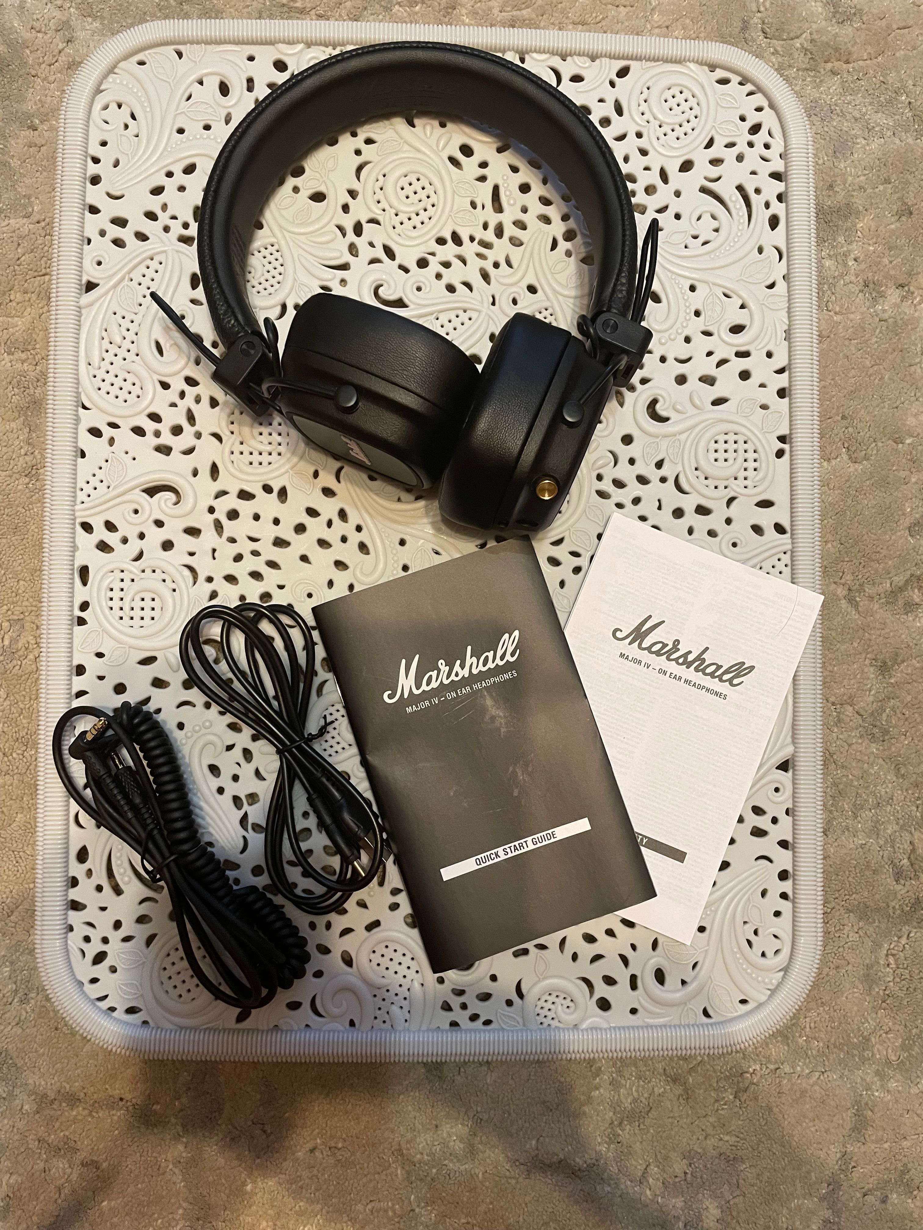 Навушники Marshall major 4, Чорні, Оригінал