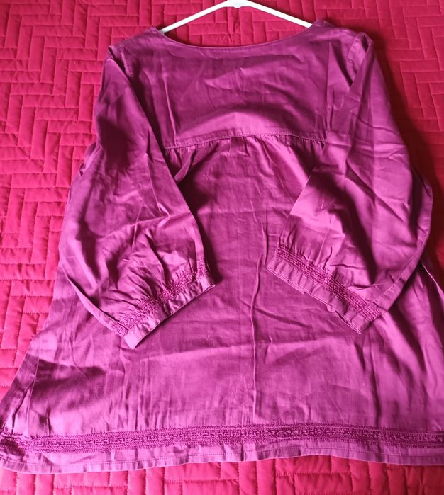 Túnica rosa 3/4,
