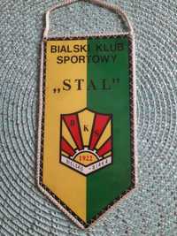 Sprzedam jubileuszowy proporczyk  Bialski Klub Sportowy " Stal"