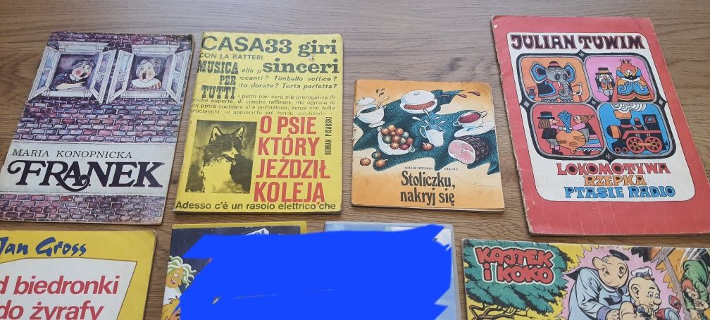 Stare bajki komiks Tytus Asterix Kajko Tuwim prl