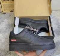 Nike Air Force 1 Low Supreme Black 45