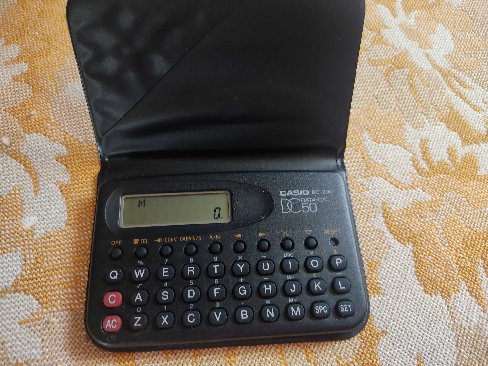 Máquina Casio - calculadora e agenda