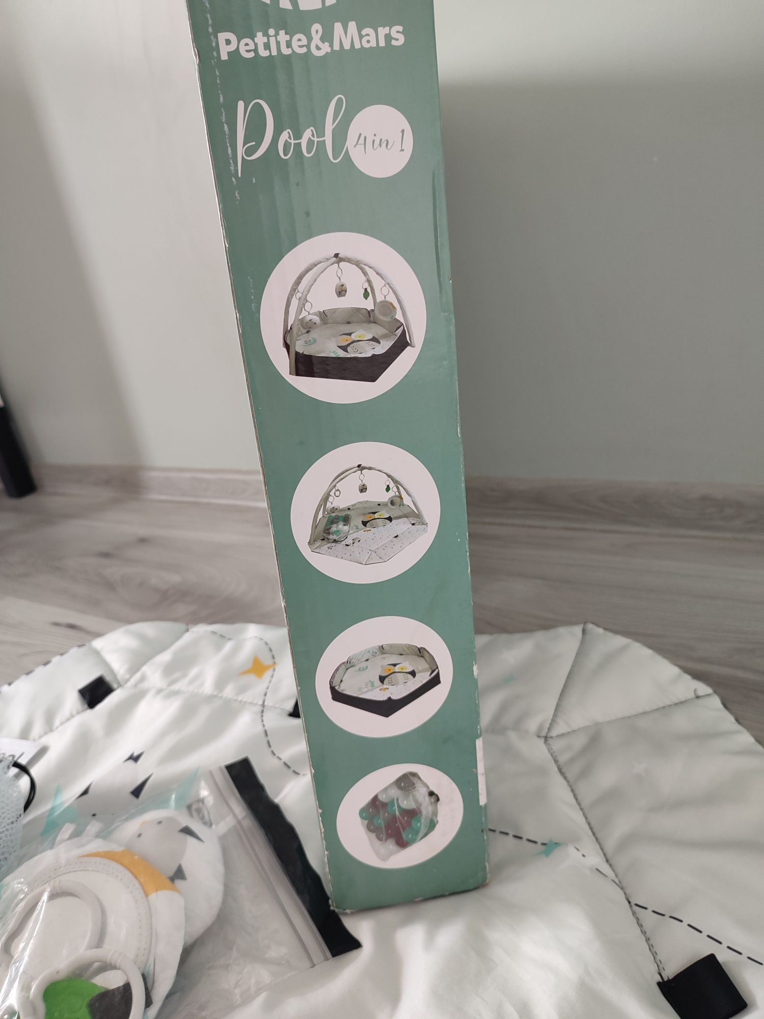 Mata edukacyjna Petite&Mars pool 4in1
