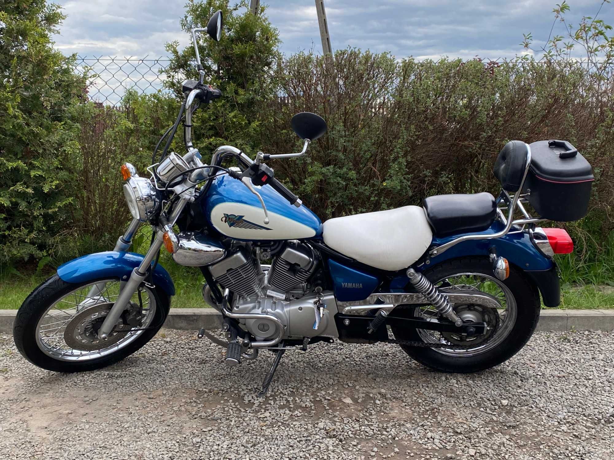 Yamaha Virago 125 19Tys_Piękny kolor_Zadbana_Opłacona_z Niemiec_2001r