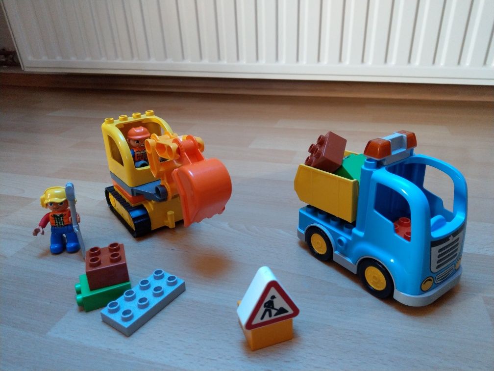 Lego Duplo Ciężarówka i koparka gąsienicowa 10812