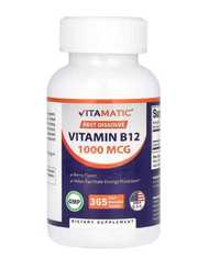 Vitamatic, Vitamin B12, Berry, 1,000 mcg, 365 Fast Dissolve Tablets