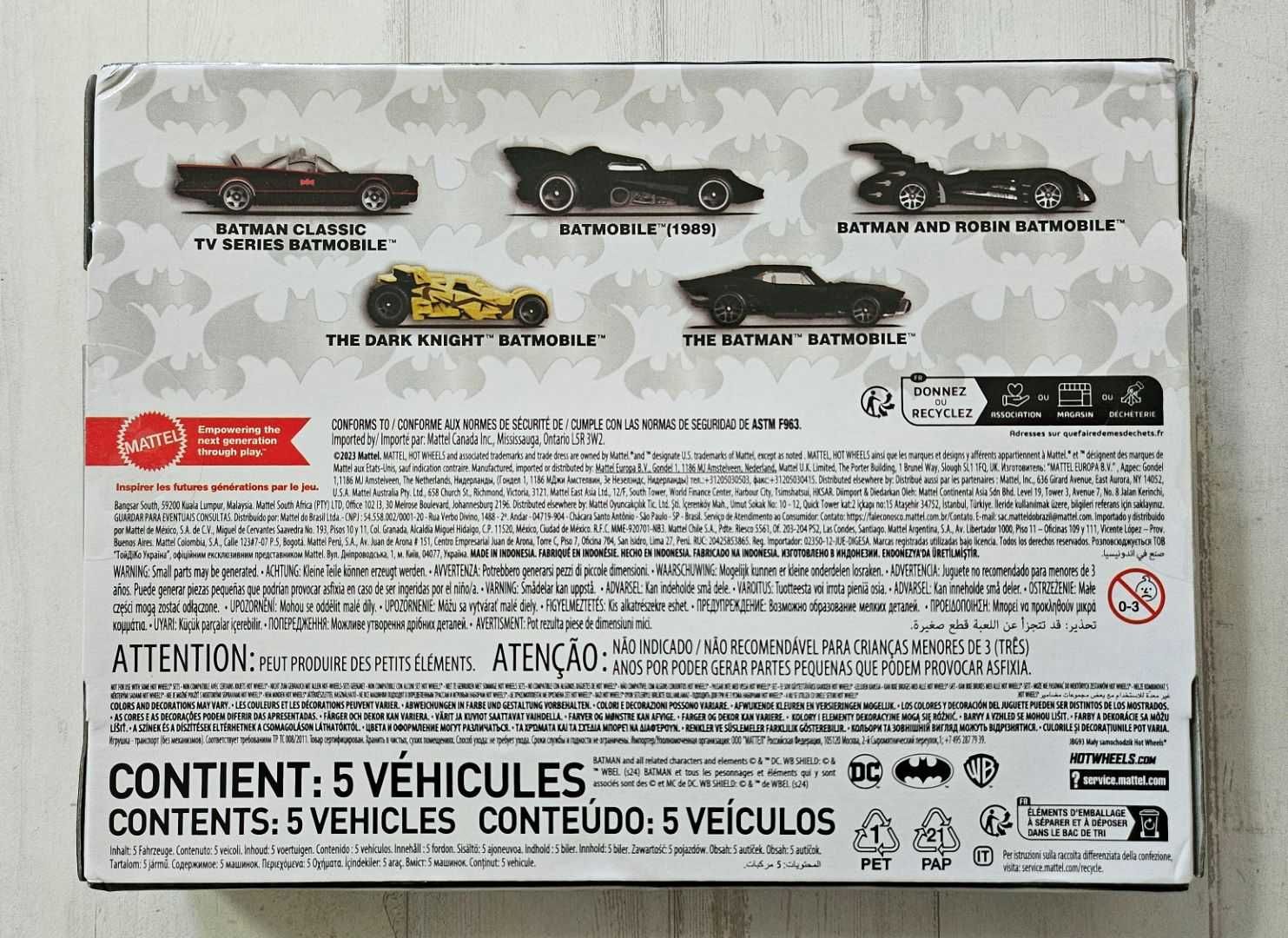 Hot Wheels DC Batman 85 Years Batmobile Collection