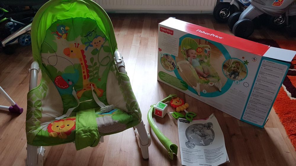 Leżaczek bujaczek Fisher Price