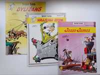 Lucky Luke 1992 roku trzy tomy+gratis Cyrk Western z uszkodzoną kartką