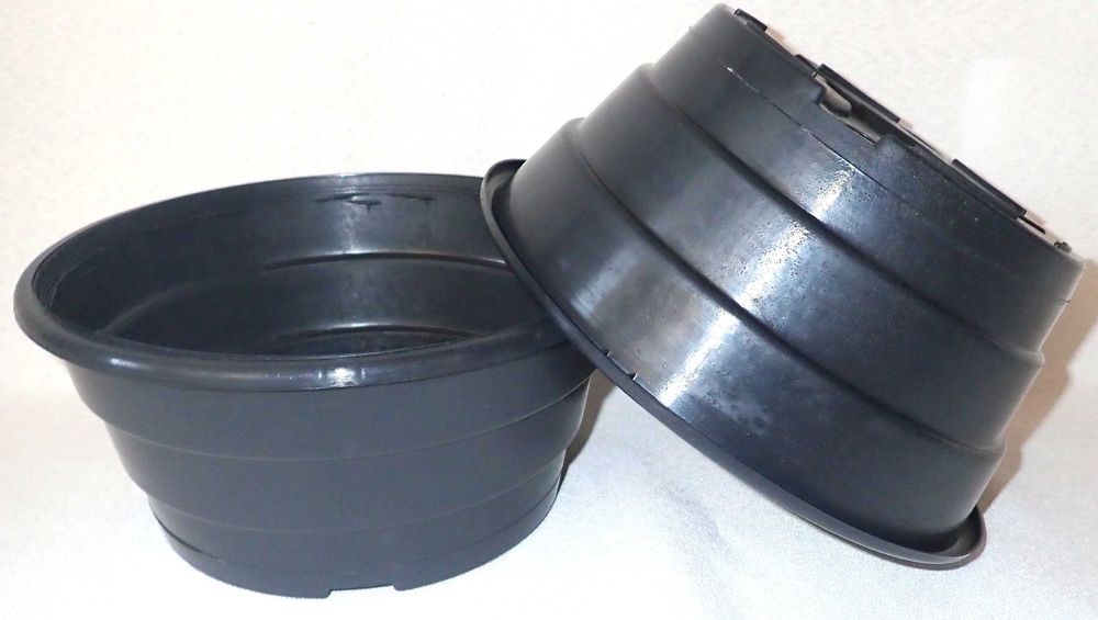 Miski na chryzantemy 22,5 cm Misy do chryzantem antracyt