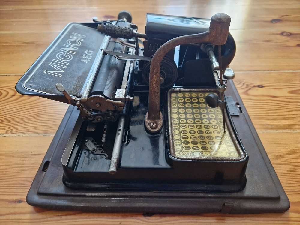 Maszyna do pisania AEG Mignon 3 1922 sprawna - dekoracja