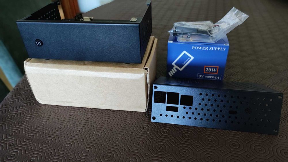 Geekworm NAS Naspi Gemini duplo 2.5 fan pwm para Raspberry Pi 4