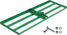 Niwelator Terenu Ręczny Grabie Do Trawnika 90x30 cm Solidny Metalowy