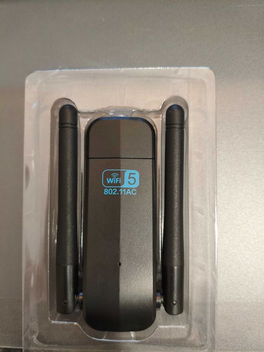 Adapter sieciowy WiFi AC1300 Dual Band USB 2 4GHz 5GHz
