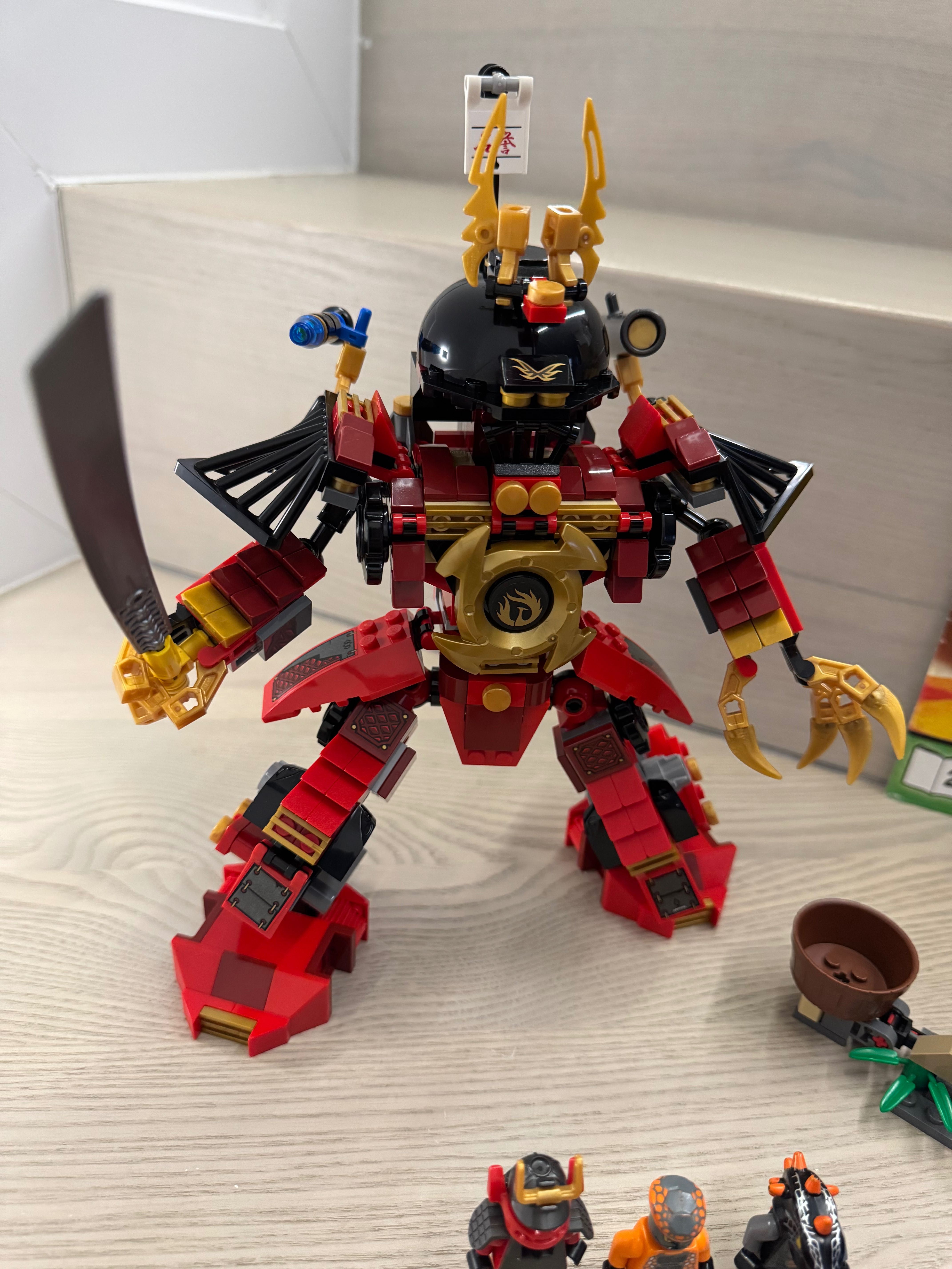 Aktualne. LEGO Ninjago 9448 Samuraj Mech KOMPLET