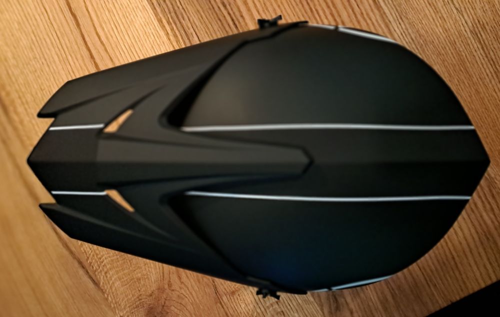 Kask FullFace - Czarny, matowy