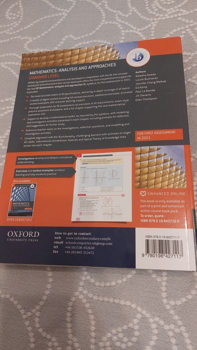 Oxford IB Mathematics Standard Level
