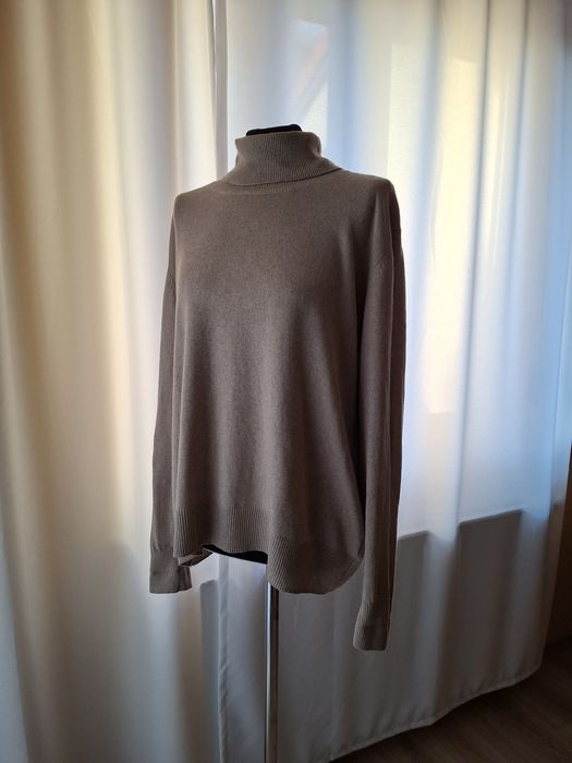 Jedwabny golf Adagio sweter kaszmirowy 65% jedwab 35% kaszmir 46 48