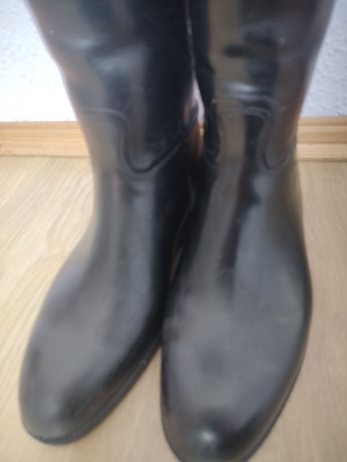 Buty wysokie do jazdy konnej sztyblety gumowce kalosze
