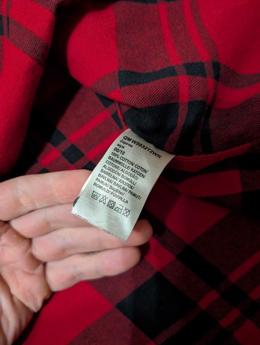 Мужская байковая рубашка Wrangler, размер XL