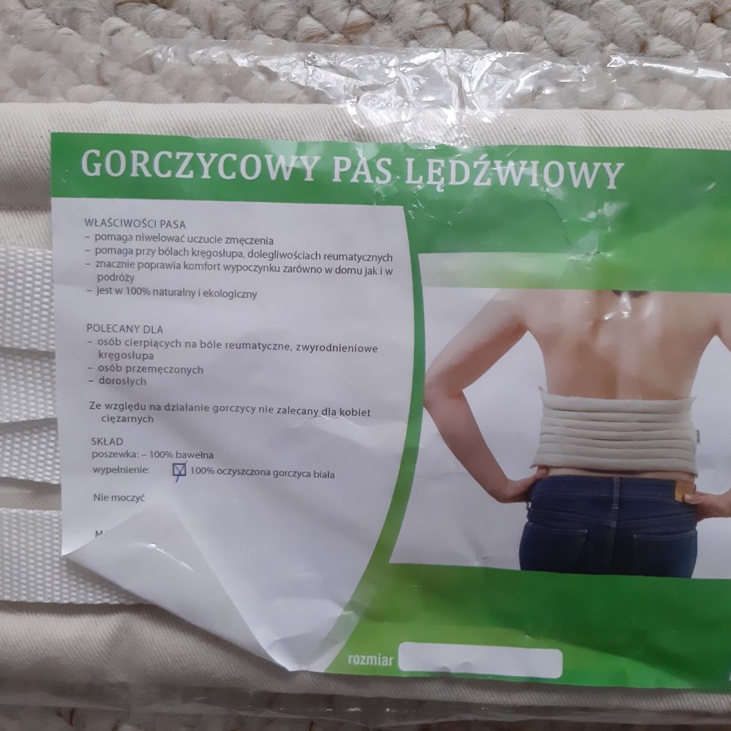 Pas lędźwiowy - gorczycowy