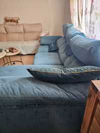 Sofá com chaise longue