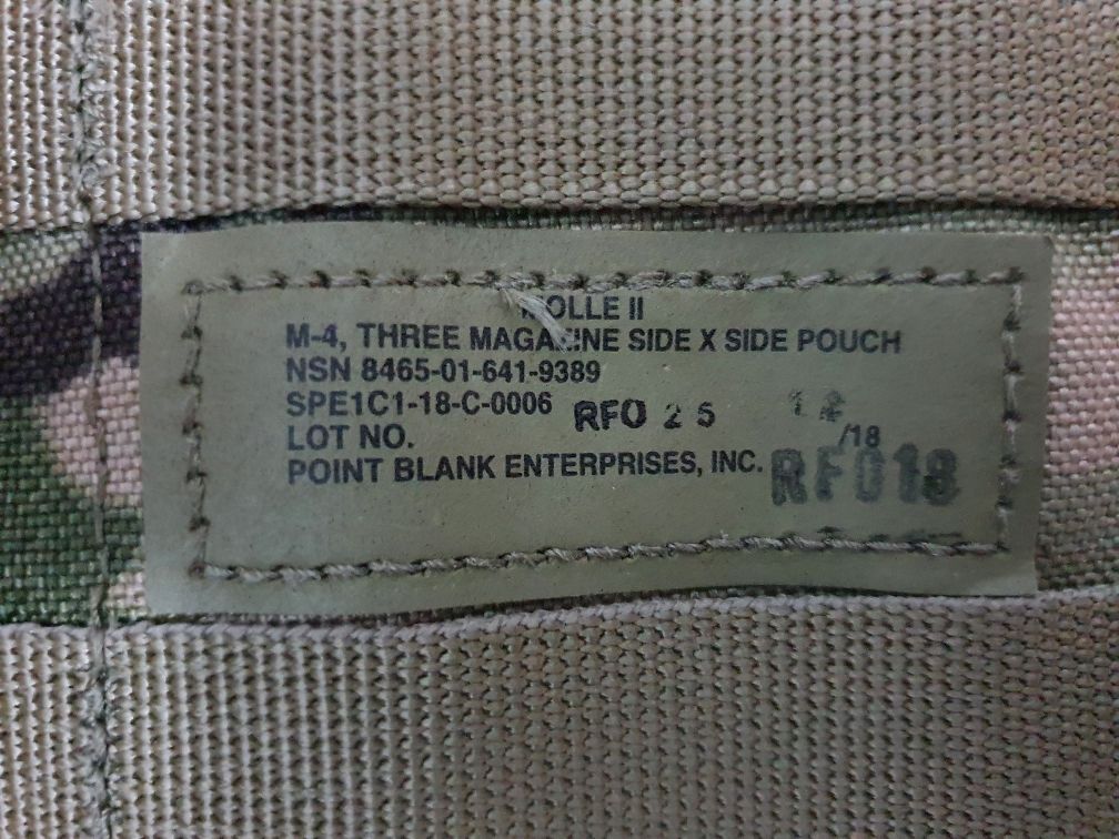 Pouch US Army/multicam/ocp /na 3 magazynki