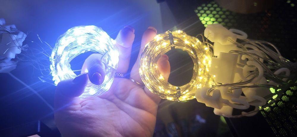 Kurtyna świetlna Led 3x3m USB - zimny Led