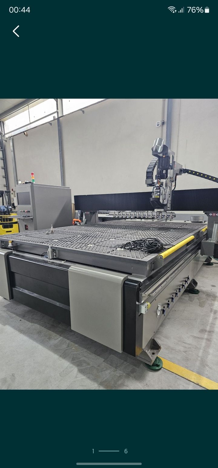 CNC Router 2x3m com Troca 18 Spindle 9kw