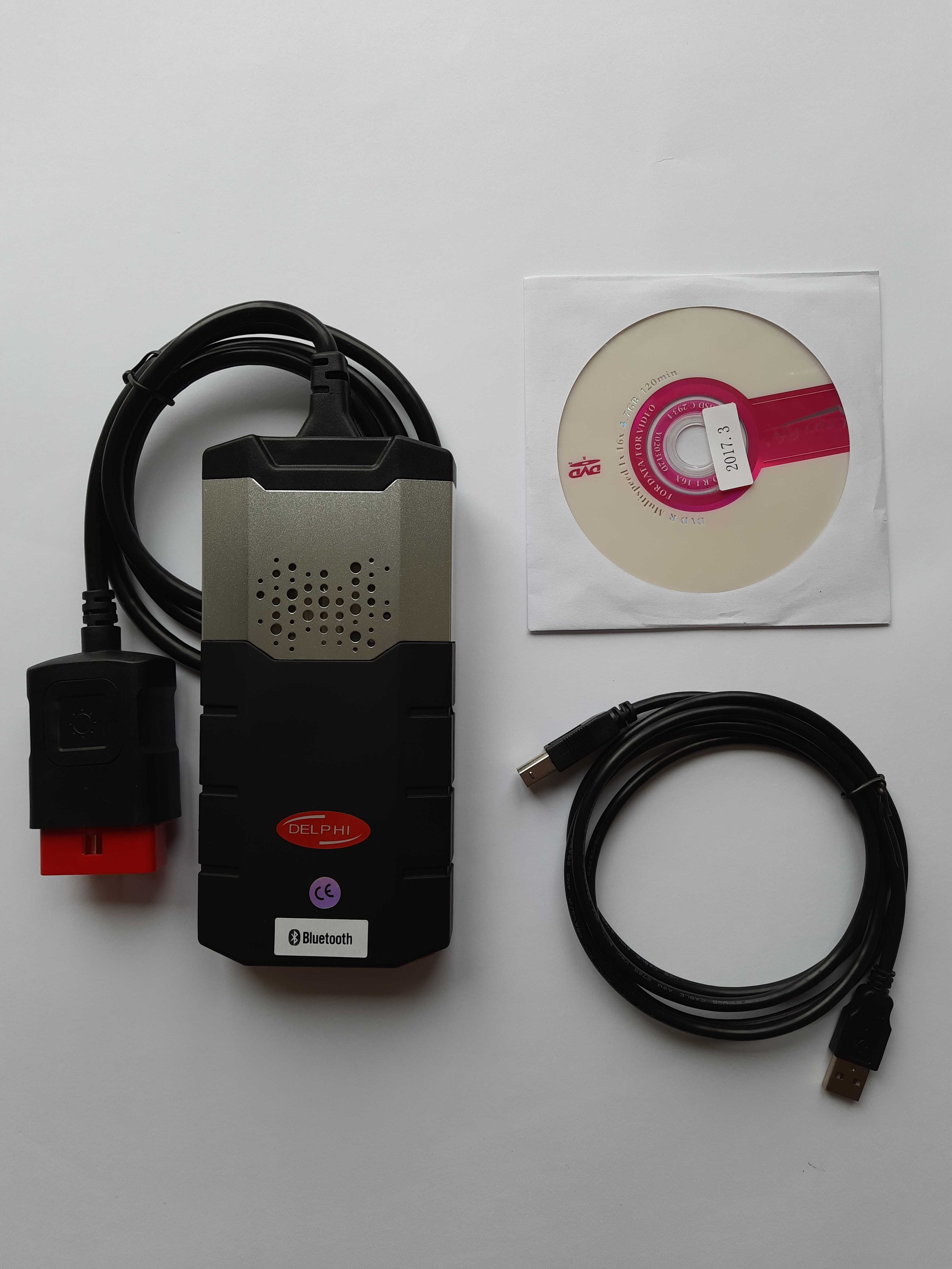 ТОП якість! Мультимарочний автосканер Delphi 150e (AutoCom)+Bluetooth!