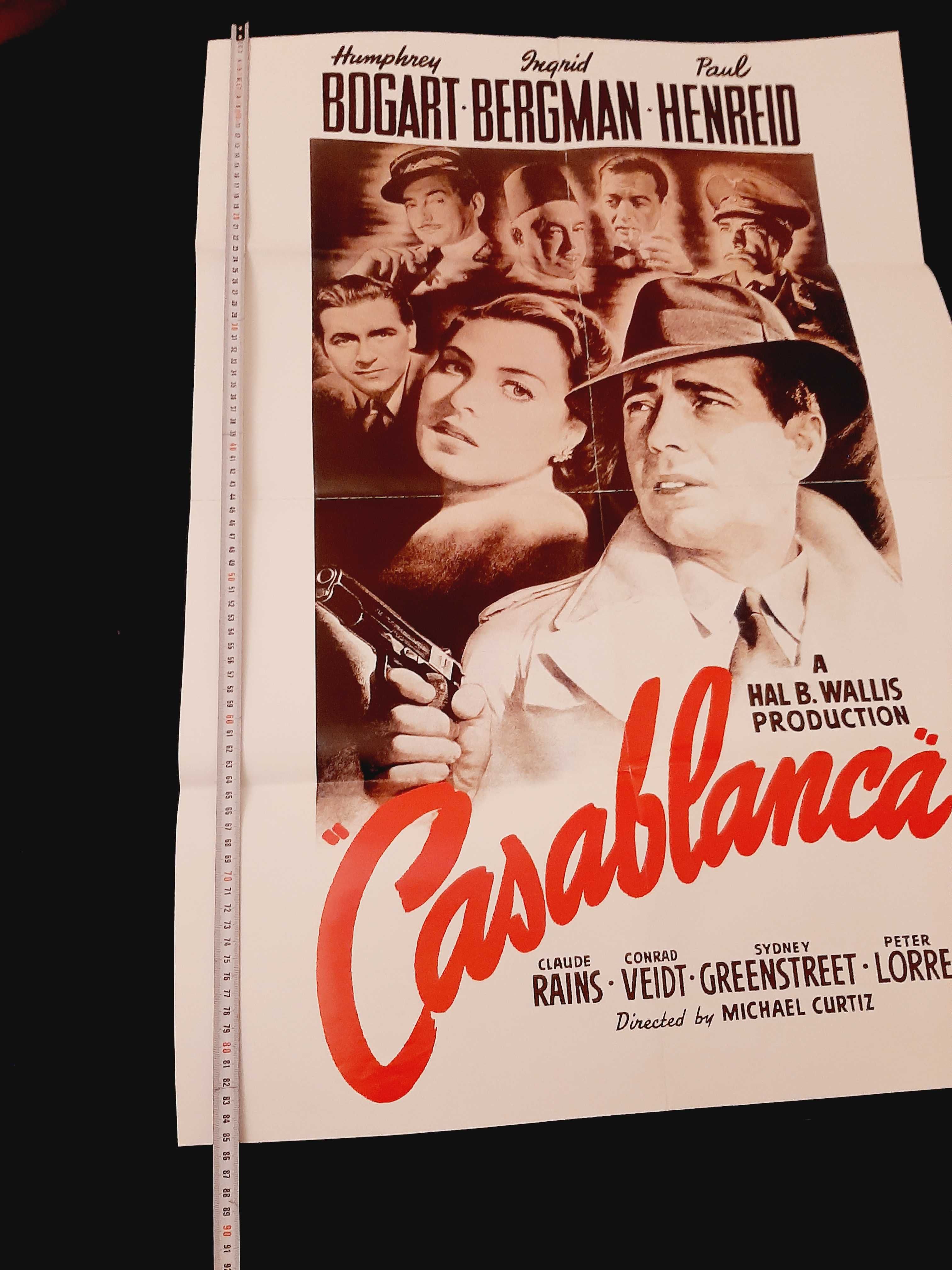 Michael Curtiz – Casablanca – Poster do filme : 85 x 60 cm