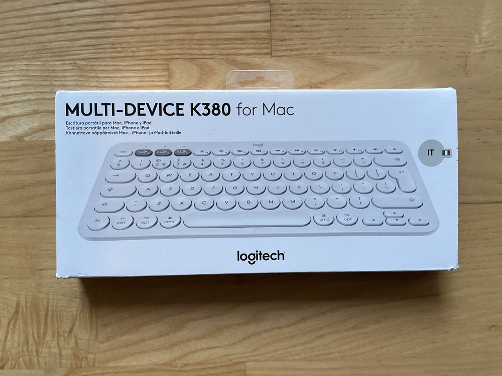Klawiatura Logitech K380 Mac, qwerty, włoska, IT
