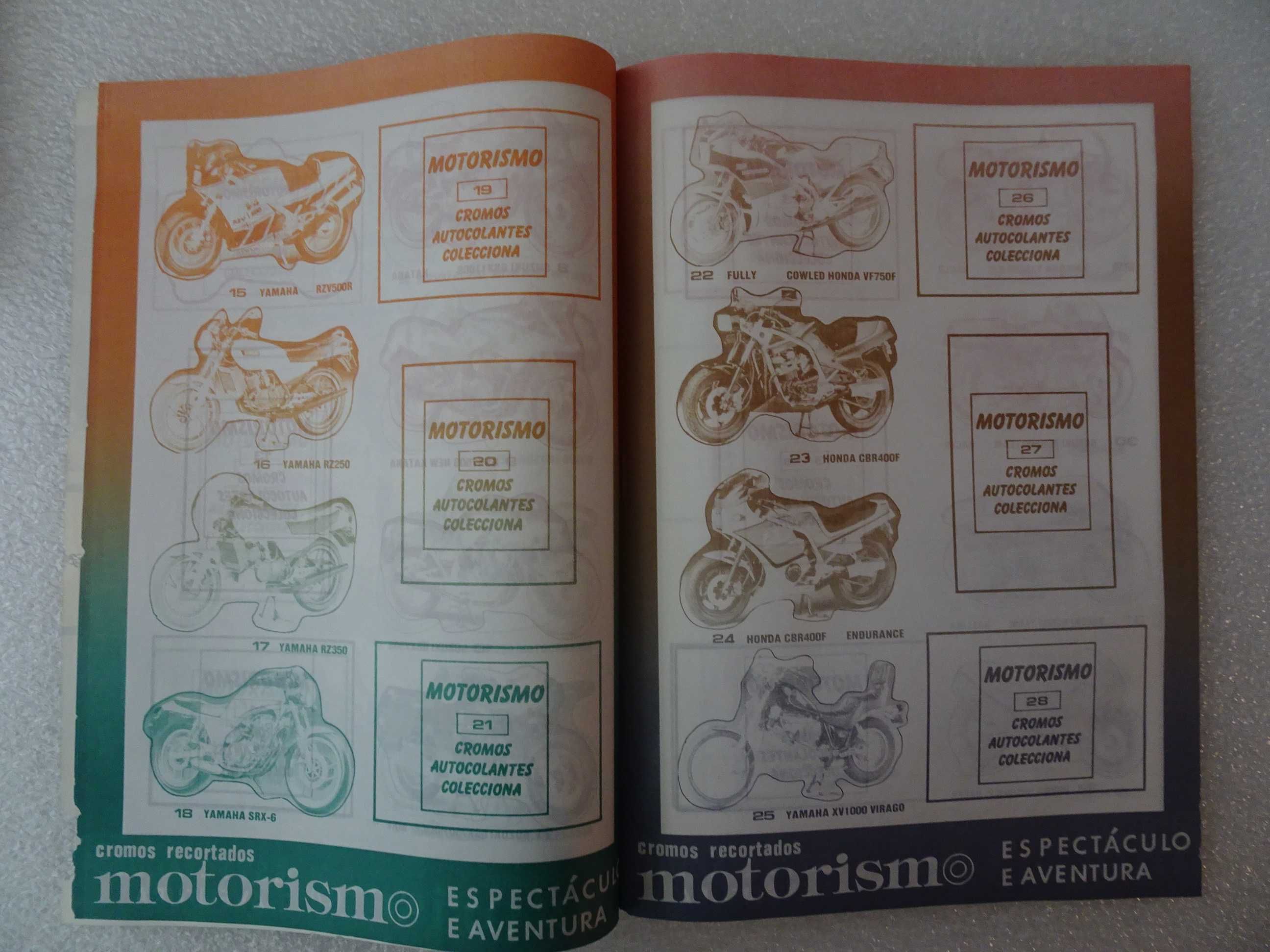 Caderneta de cromos vazia Motorismo ---