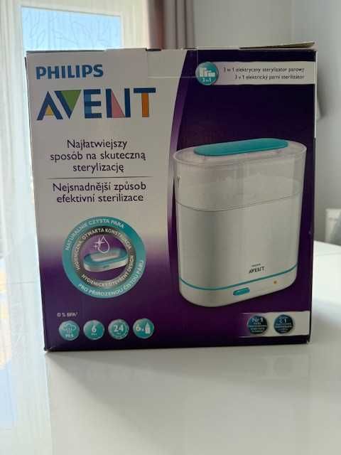 Nowy sterylizator parowy Philips Avent 3w1 – super cena!