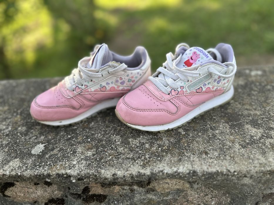 Sneakersy Reebok dla dziewczynki Peppa rozmiar 29