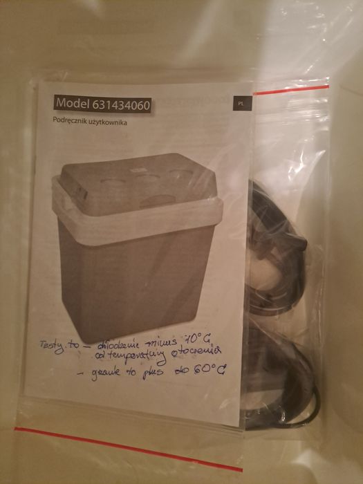 Lodówka elektryczna 24 litry z funkcją chłodzenia i podgrzewania