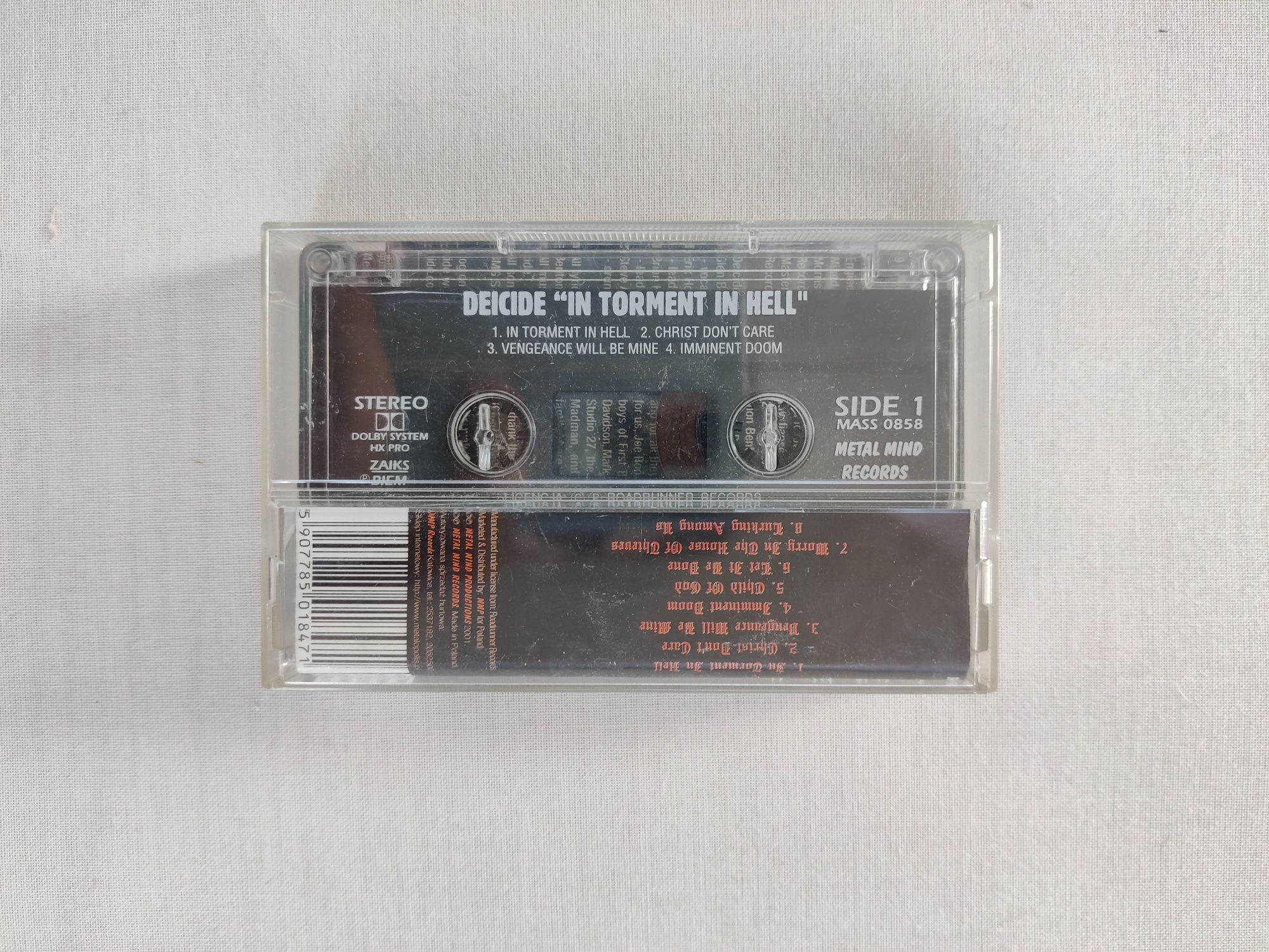 Deicide - In Torment In Hell kaseta