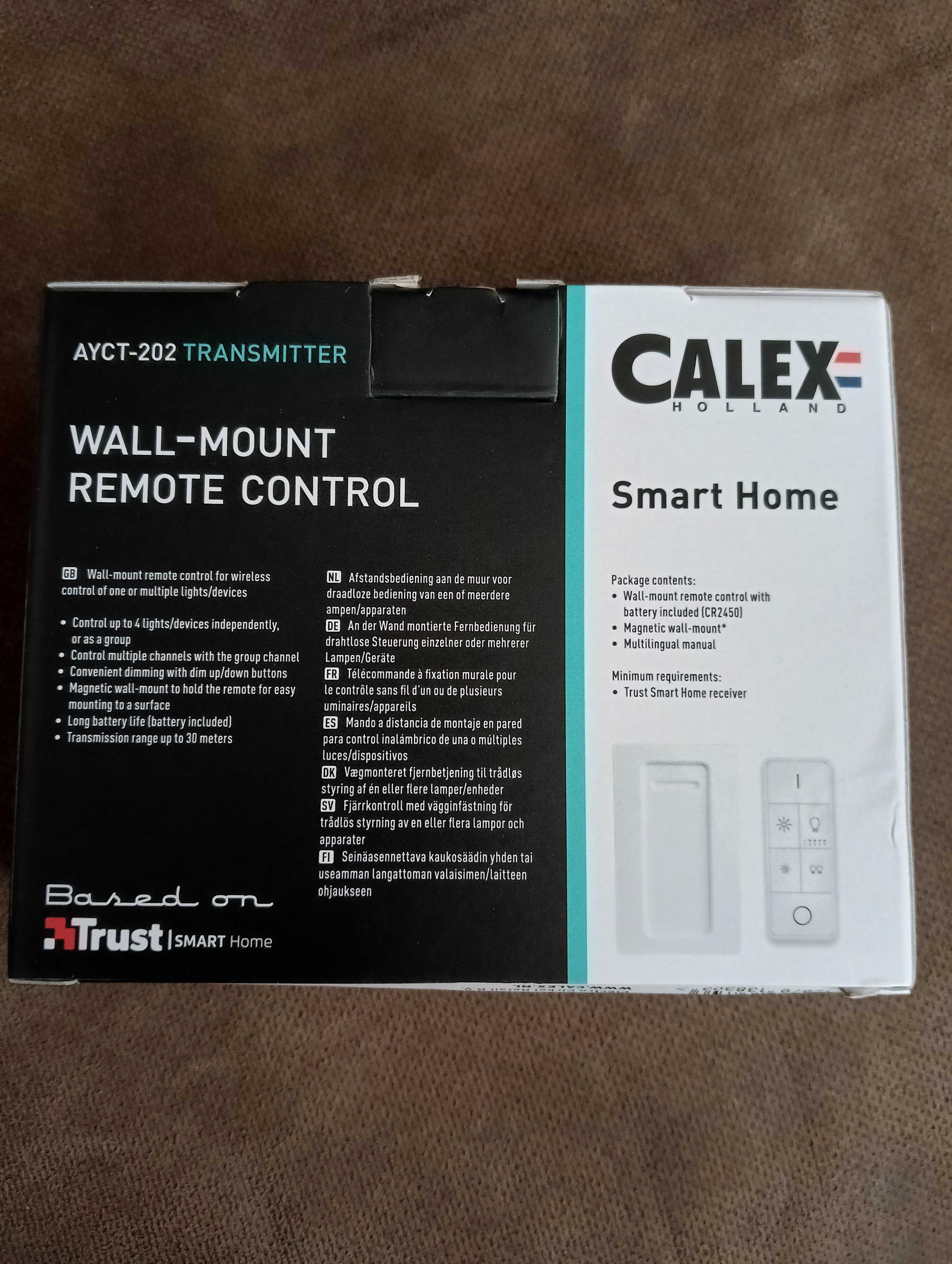 Pilot zdalnego sterowania Calex smasrt home Ayct 202 transmiter