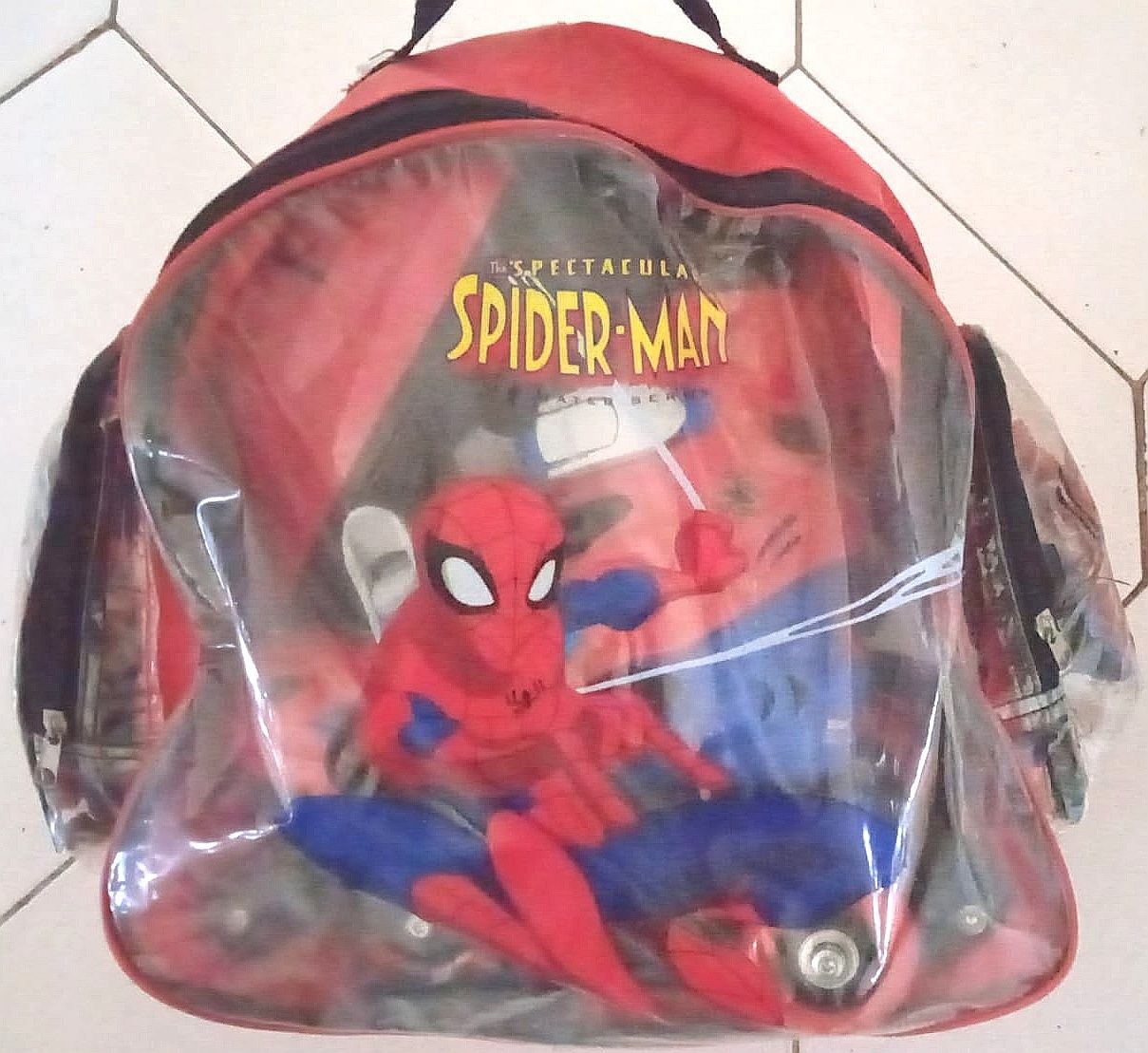 KIT SPIDER MAN_Patins_35 a 38_Capacete_Joelheiras_Cotoveleiras- Novo