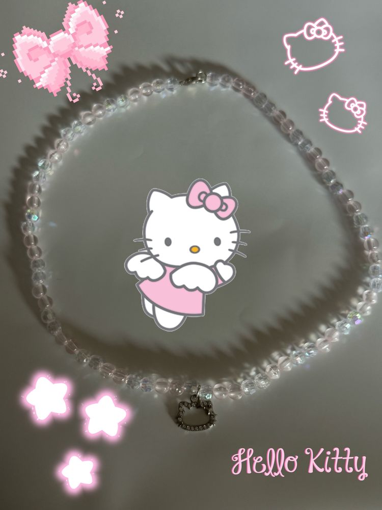 Naszyjnik hello kitty