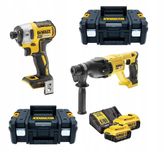 DEWALT młotowiertarka DCH133 zakrętarka DCF887
