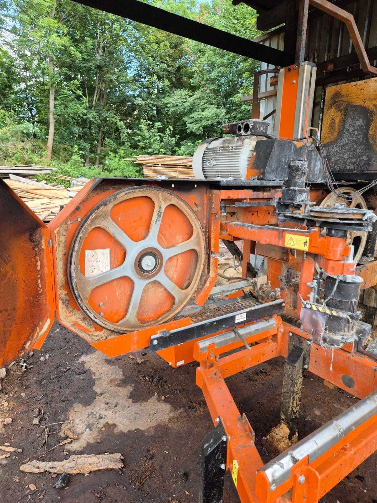 Trak Wood-Mizer LT70ME20SAH3-SWR po pożarze