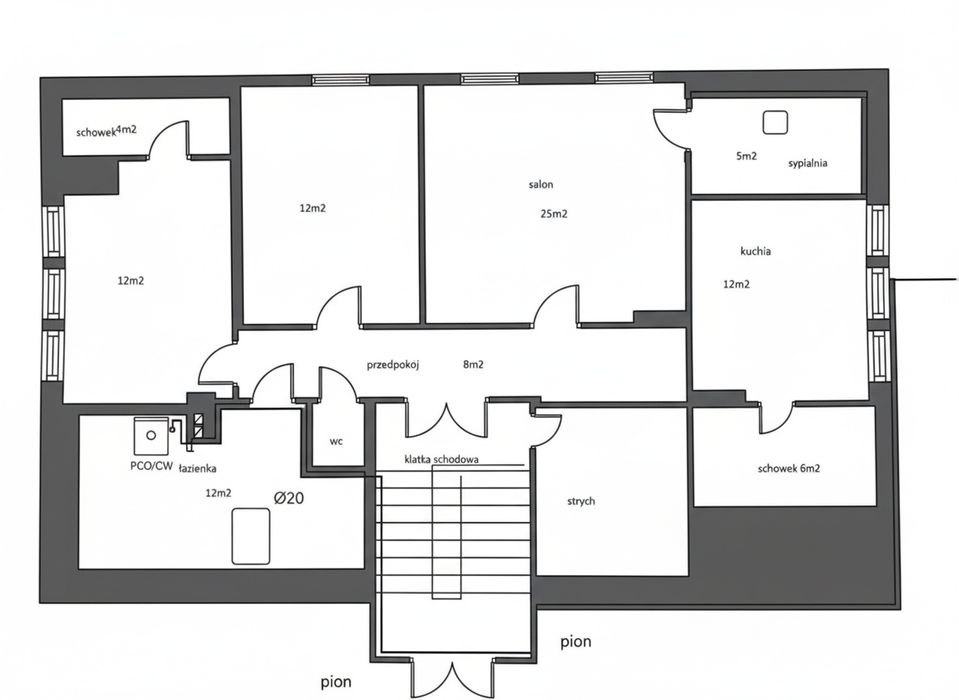 Bezczynszowe 3 pokoje 75m2 z ogrodem