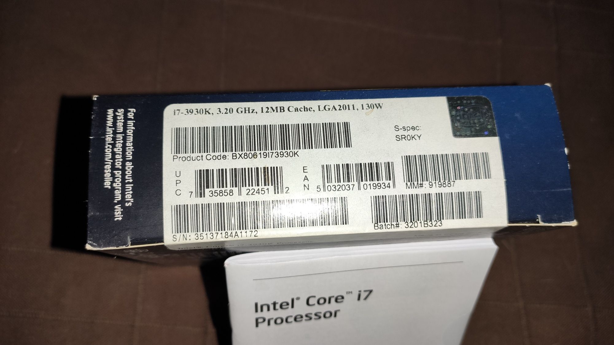 Intel Core i7-3930K BX80619I73930K