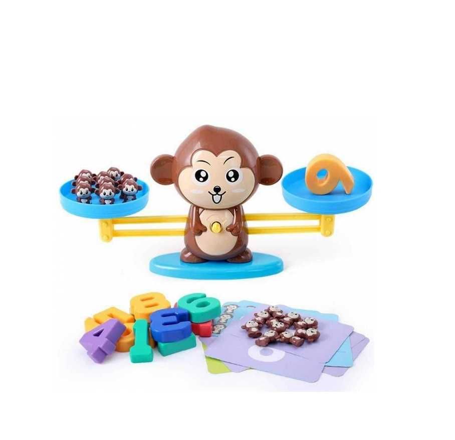 Waga szalkowa małpka gra edukacyjna nauka matematyki