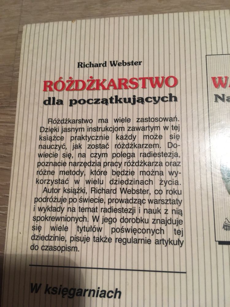 Różdżkarstwo dla początkujących Richard Webster