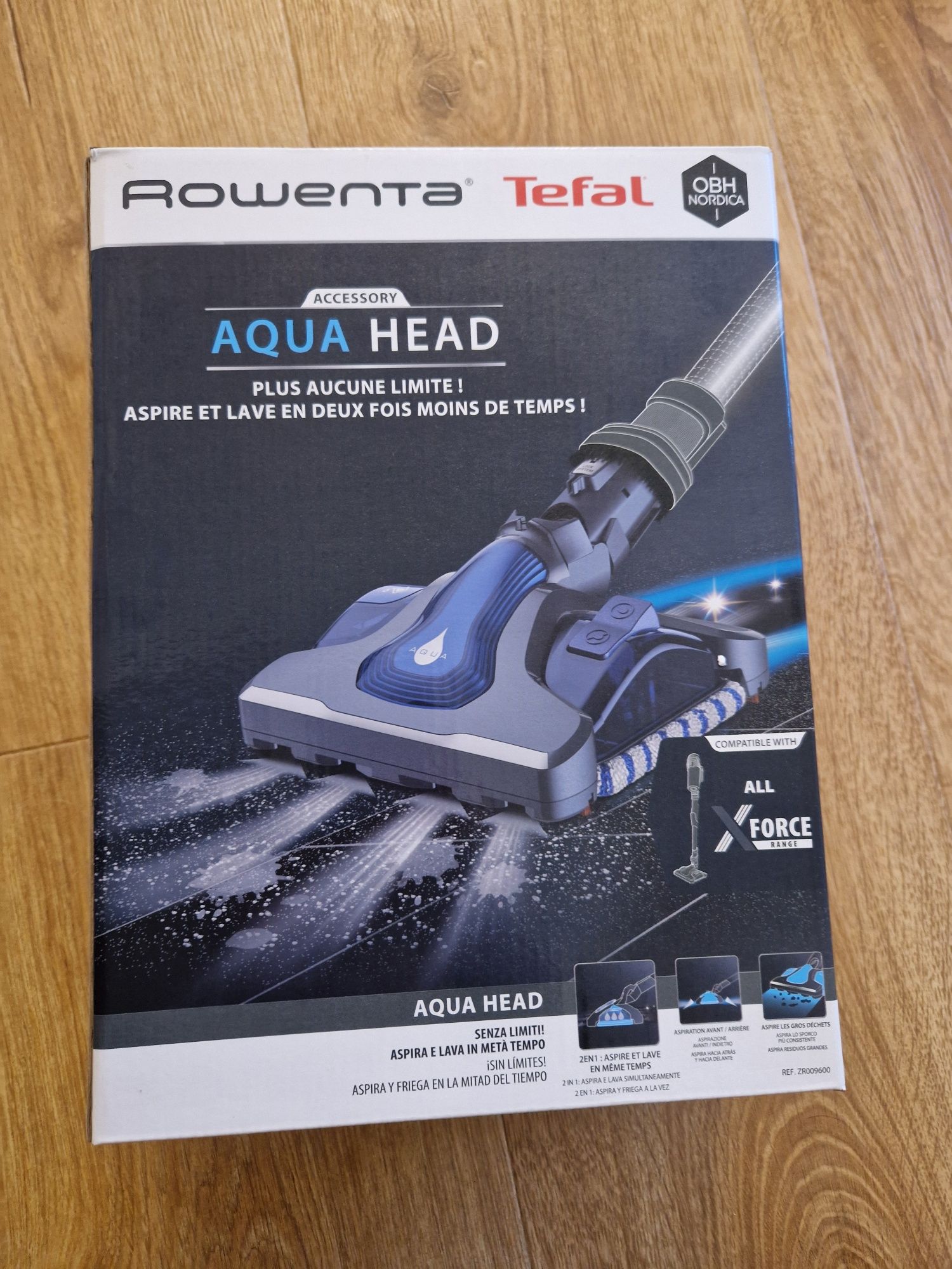 Mop / Głowica ssąca Aqua Head i 2 ściereczki ZR009600 (X-Force)